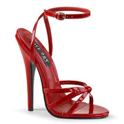 Devious DOMINA-108 Sandal (Red Patent)