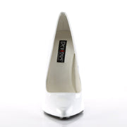 Devious DOMINA-420 Pump (White Patent)