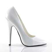 Devious DOMINA-420 Pump (White Patent)