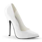 Devious DOMINA-420 Pump (White Patent)