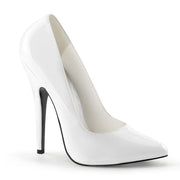 Devious DOMINA-420 Pump (White Patent)