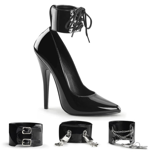 Devious DOMINA-434 Pump (Black Patent)