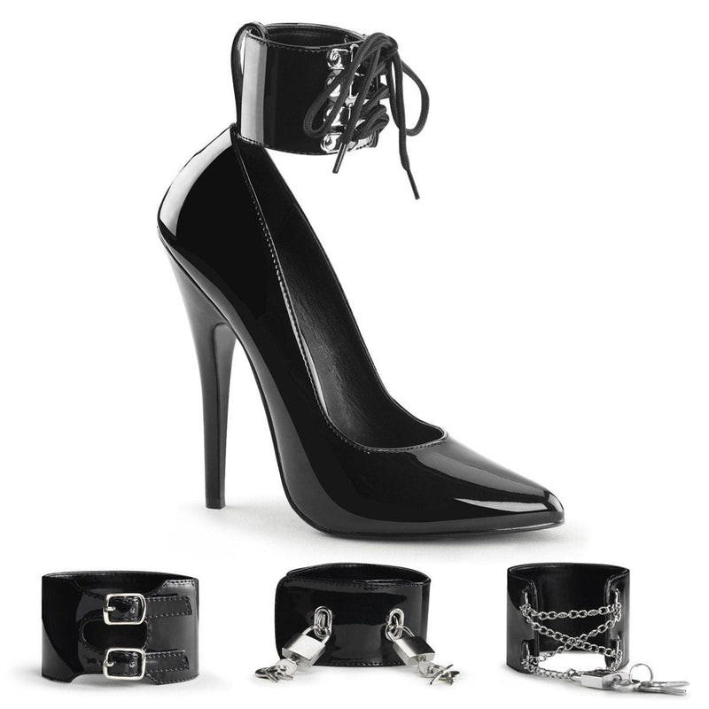 Devious DOMINA-434 Pump (Black Patent)