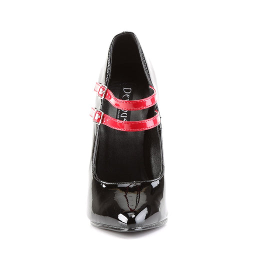 Devious DOMINA-442 Pump (Black-Red Patent)