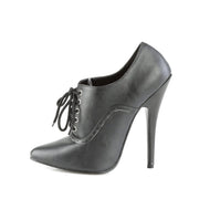 Devious DOMINA-460 Pump (Black Faux Leather)