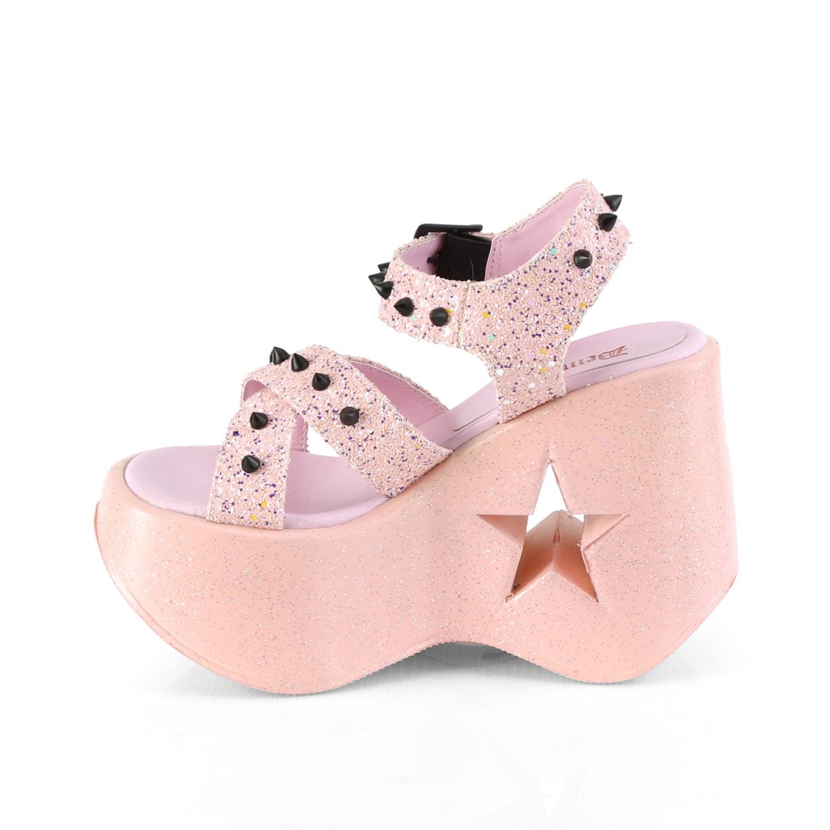 DYNAMITE-02 Baby Pink Glitter Demonia US Size (Women's): 6