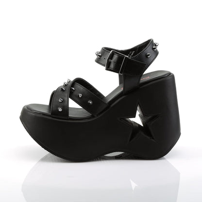 DYNAMITE-02 Black Vegan Leather