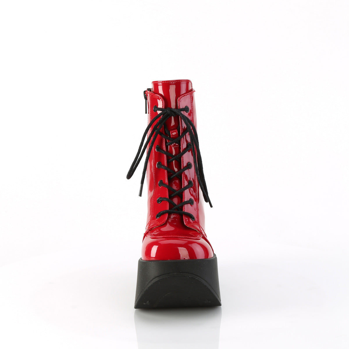 DYNAMITE-106 Red Ankle Boots