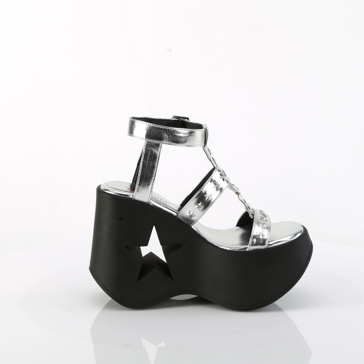 DYNAMITE-12 Silver Metallic Sandals