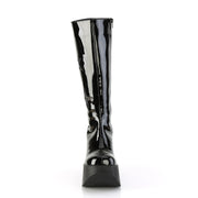 DYNAMITE-218 Black Patent -Black Multi Glitter Demonia US Size (Women's): 6