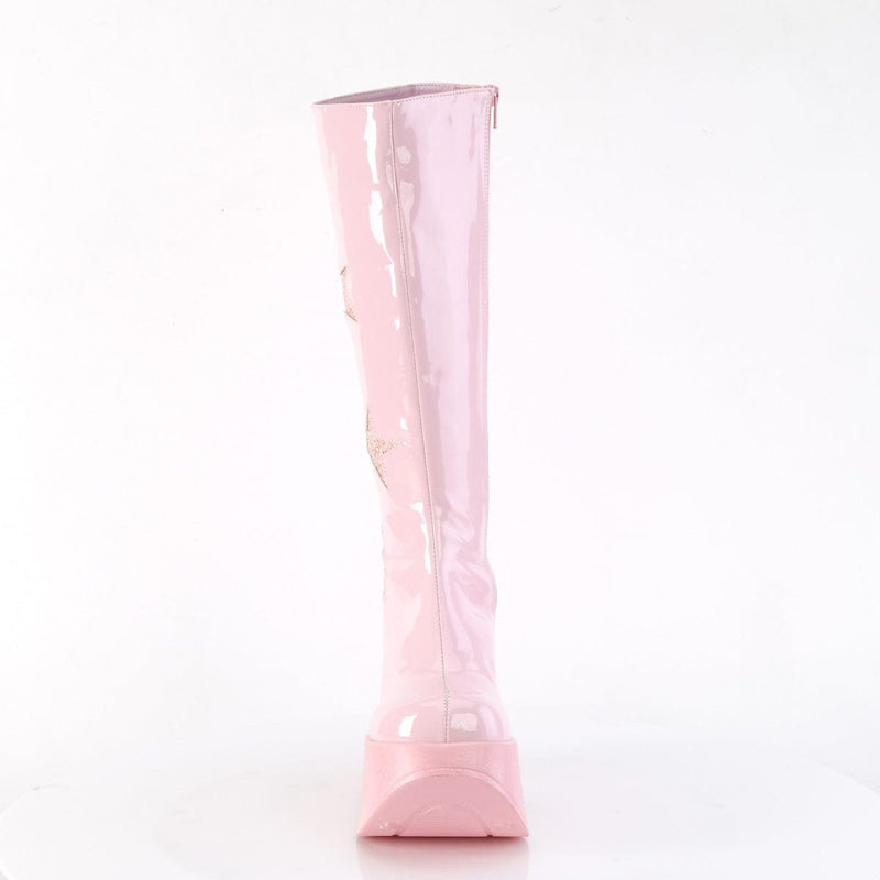 DYNAMITE-218 Baby Pink Patent -Baby Pink Multi Gliter Demonia US Size (Women's): 6