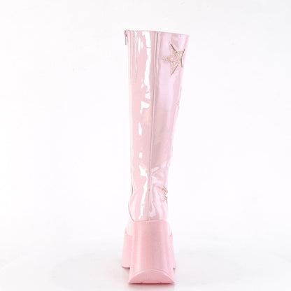 DYNAMITE-218 Baby Pink Patent-Baby Pink Multi Gliter