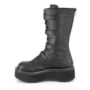 EMILY-322 Black Vegan Leather Mid-Calf Boot Demonia US Size (Women's): 6
