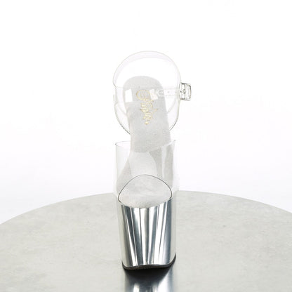 ENCHANT-708  Clear /Silver Chrome