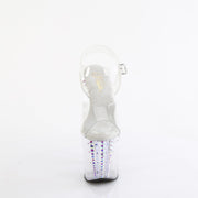 ENCHANT-708RS-02 Clear/Clear-AB Rhinestones Platform Shoes Pleaser US Size (Women's): 5