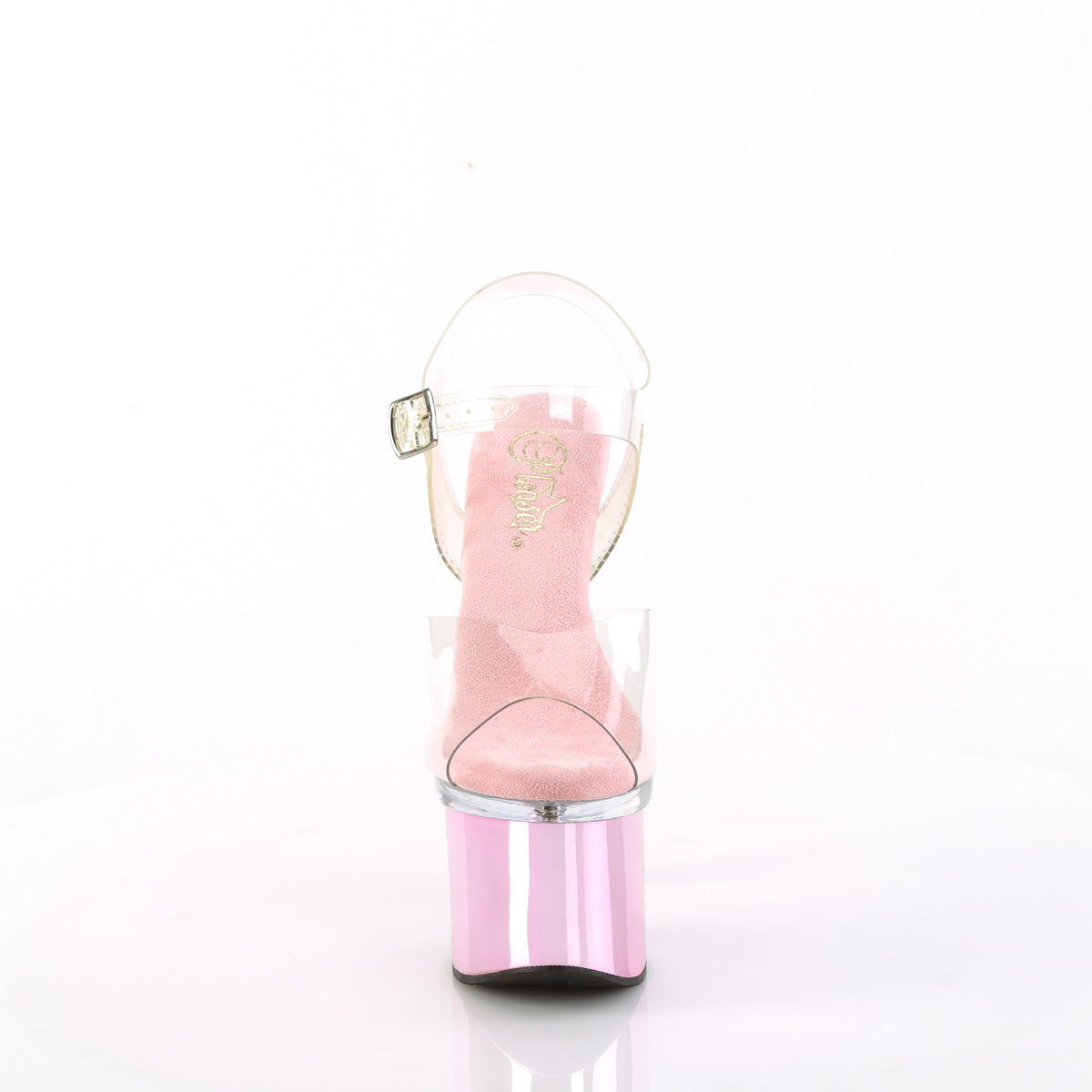 ESTEEM-708 Clear/Clear-Baby Pink Chrome