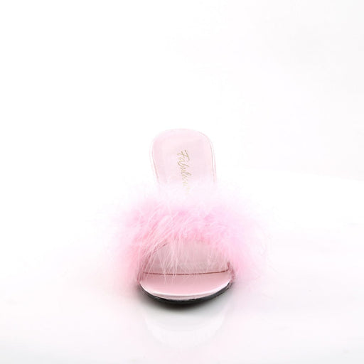 Fabulicious AMOUR-03 Mule / Slide (Baby Pink Pu-Fur)