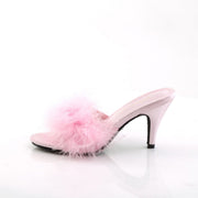 Fabulicious AMOUR-03 Mule / Slide (Baby Pink Pu-Fur)