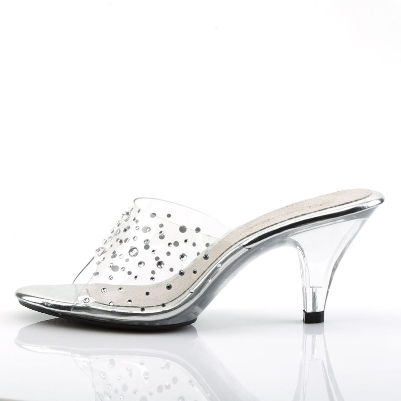 Fabulicious BELLE-301RS Slide (Clear/Clear)