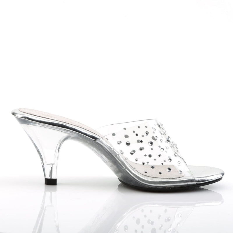 Fabulicious BELLE-301RS Slide (Clear/Clear)