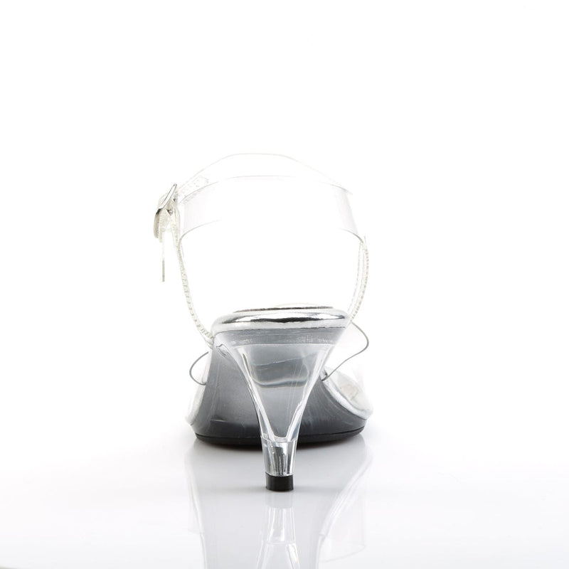 Fabulicious BELLE-308 Sandal (Clear/Clear)
