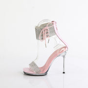 Fabulicious CHIC-47 Sandal (Clear-Baby Pink/Clear)