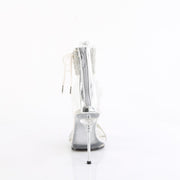 Fabulicious CHIC-47 Sandal (Clear-Silver/Clear)