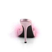 Fabulicious CLASSIQUE-01F Mule / Slide (Baby Pink Pu-Fur)