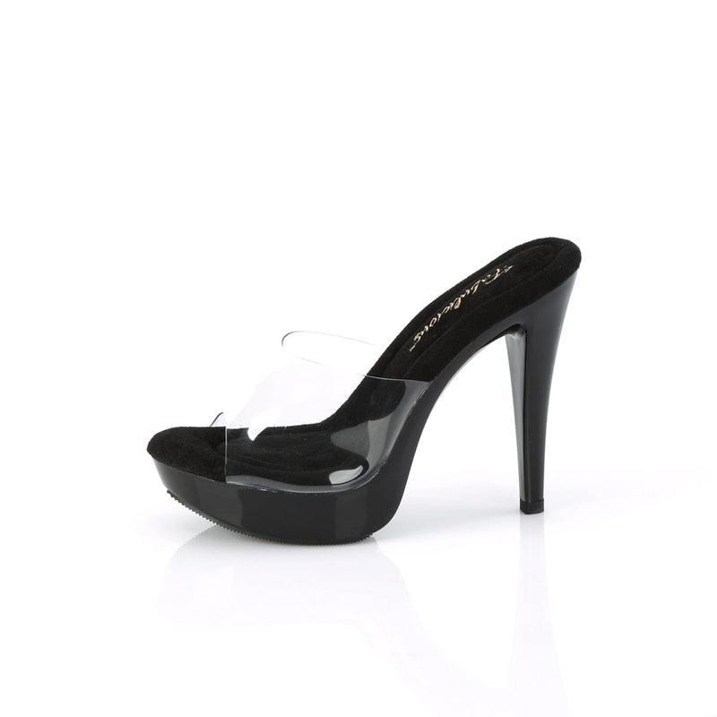 Fabulicious COCKTAIL-501 Slide (Clear/Black)