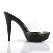 Fabulicious COCKTAIL-501 Slide (Clear/Black)