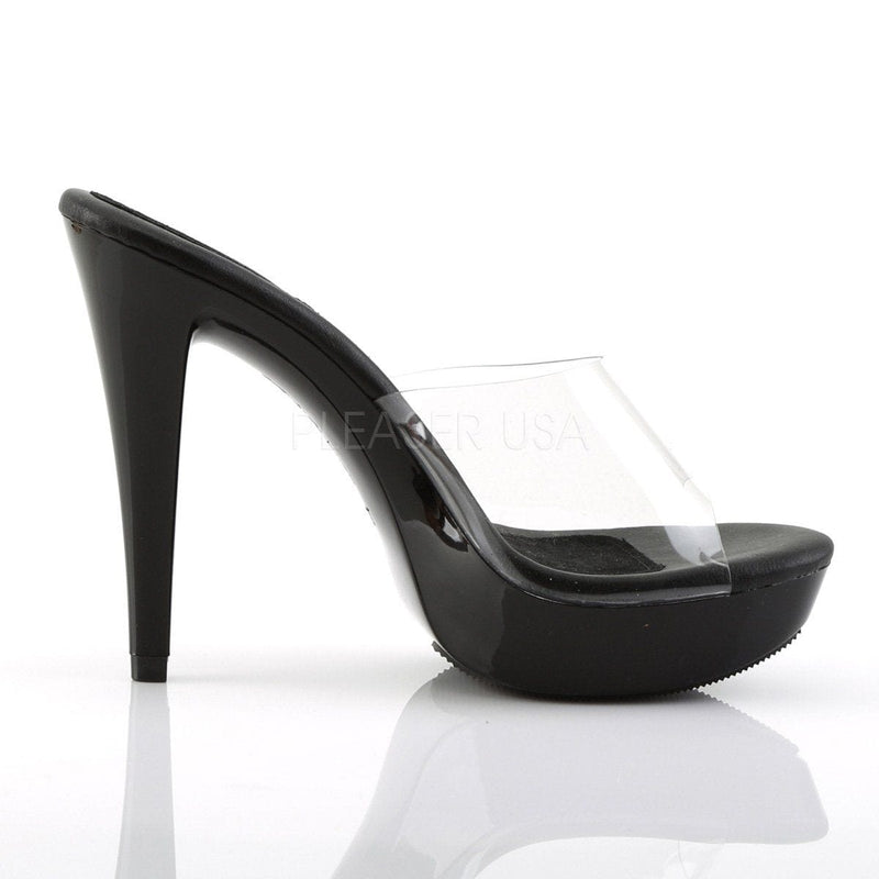 Fabulicious COCKTAIL-501 Slide (Clear/Black)