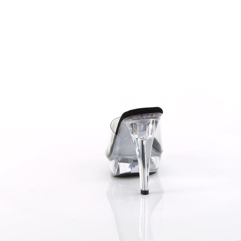 Fabulicious COCKTAIL-501 Slide (Clear-Black/Clear)