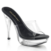 Fabulicious COCKTAIL-501 Slide (Clear-Black/Clear)
