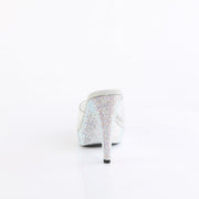Fabulicious COCKTAIL-501DM Slide (Clear/Silver Multi Rhinestone)