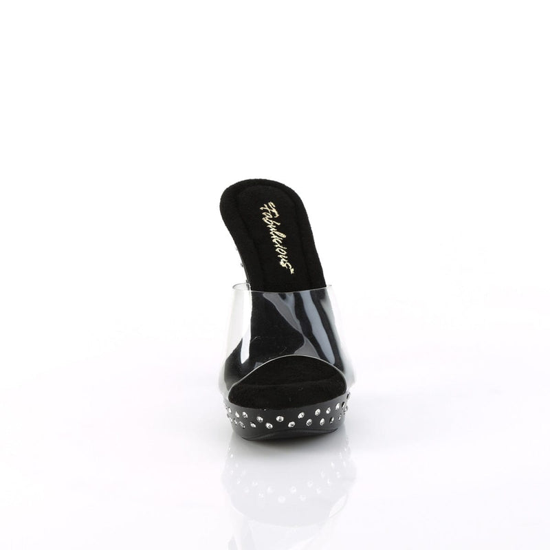 Fabulicious COCKTAIL-501SDT Slide (Clear/Black)