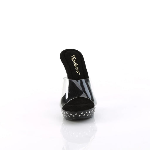 Fabulicious COCKTAIL-501SDT Slide (Clear/Black)