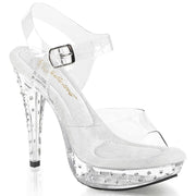 Fabulicious COCKTAIL-508SDT Sandal (Clear/Clear)