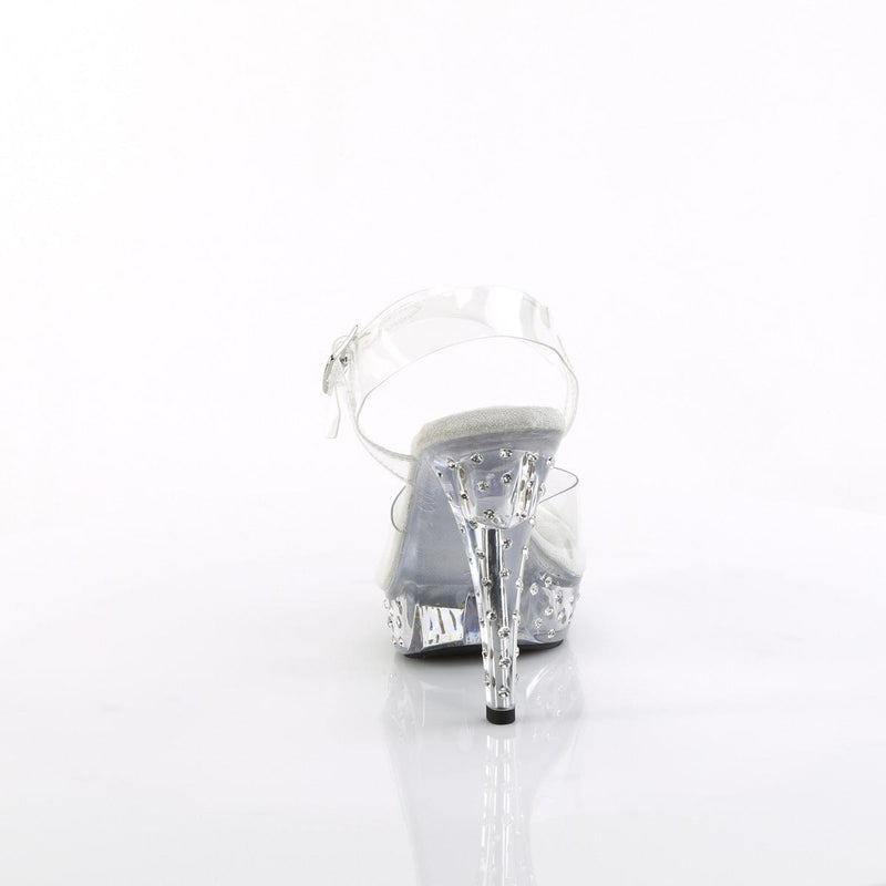 Fabulicious COCKTAIL-508SDT Sandal (Clear/Clear)