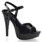 Fabulicious COCKTAIL-509 Sandal (Black/Black)