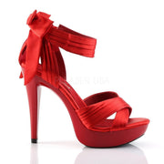Fabulicious COCKTAIL-568 Sandal (Red Satin/Red)