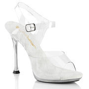 Fabulicious CUPID-408 Sandal (Clear/Clear)