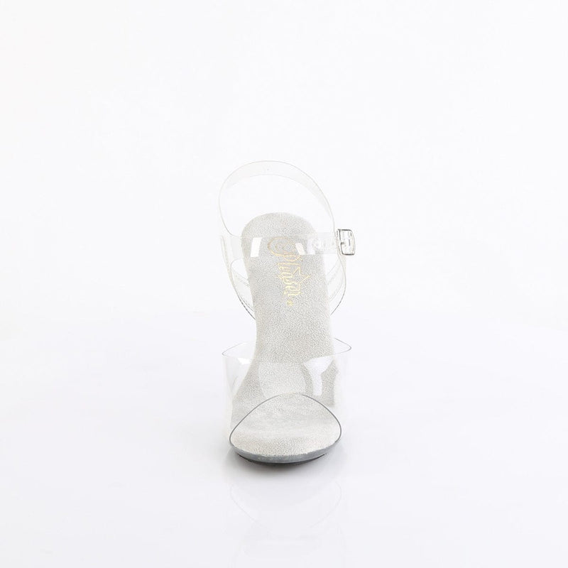 Fabulicious CUPID-408 Sandal (Clear/Clear)