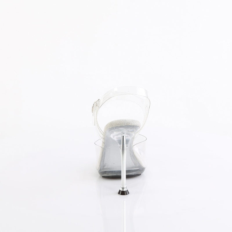 Fabulicious CUPID-408 Sandal (Clear/Clear)