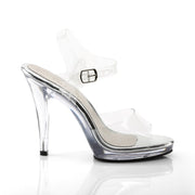 Fabulicious FLAIR-408 Sandal (Clear/Clear)
