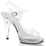 Fabulicious FLAIR-408 Sandal (Clear/Clear)