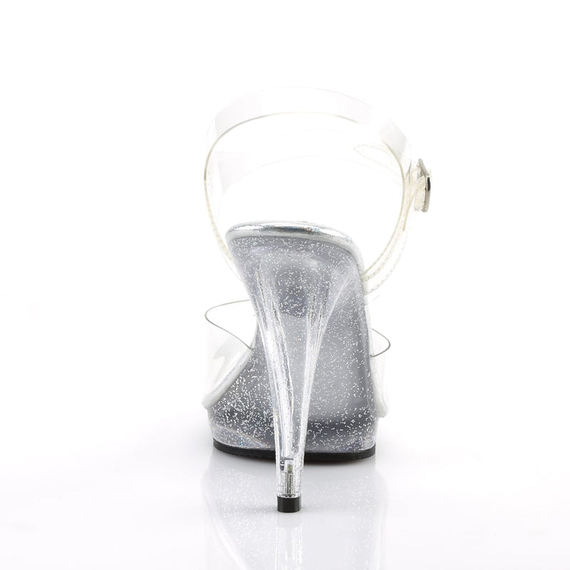 Fabulicious FLAIR-408MG Sandal (Clear/Clear)