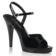 Fabulicious FLAIR-409 Sandal (Black Patent/Black)
