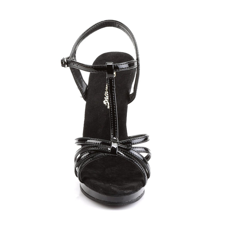 Fabulicious FLAIR-420 Sandal (Black/Black)