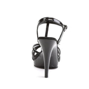 Fabulicious FLAIR-420 Sandal (Black/Black)