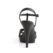 Fabulicious FLAIR-420 Sandal (Black Pu/Black Matte)